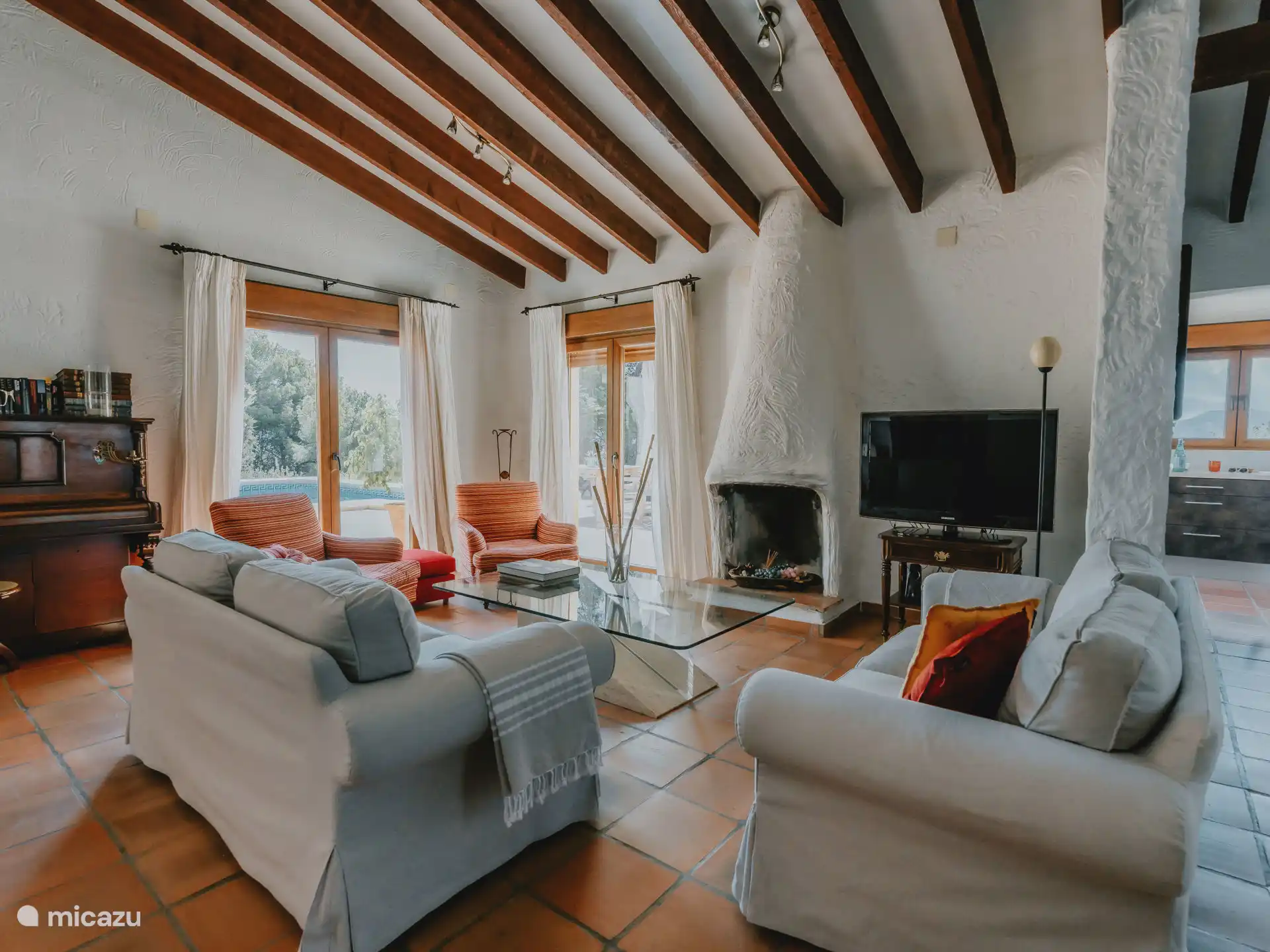 Casa Carolina - Acogedora sala de estar. 