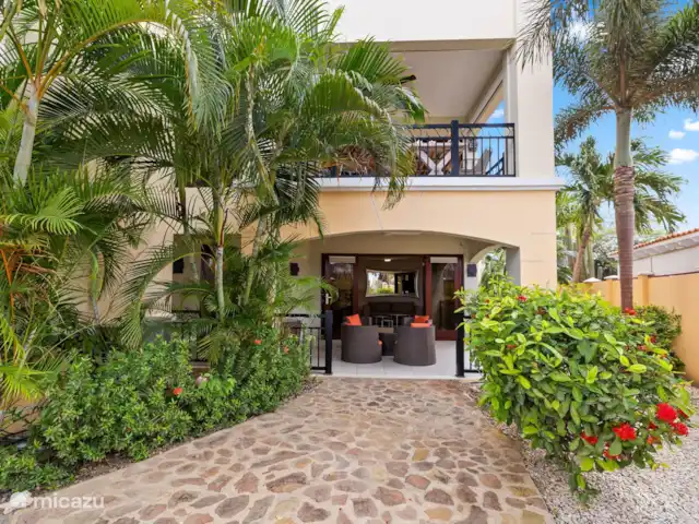 La Elegancia Ocean front pearl #6 huren in Bonaire, Bonaire, Kralendijk - appartement terras