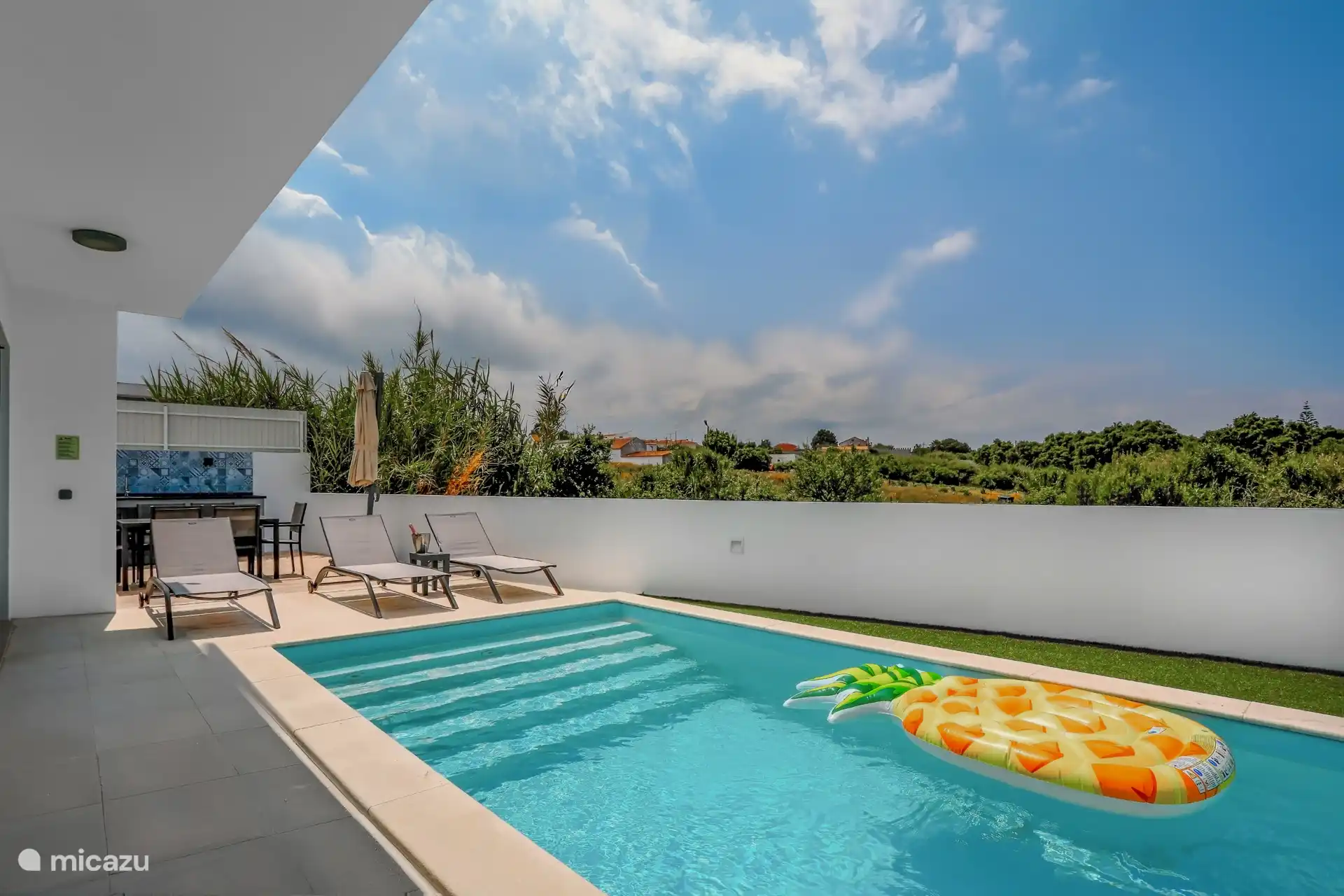 villa, Obidos, Costa de Prata, Portugal - Villa avec piscine, poêle à granulés, BBQ