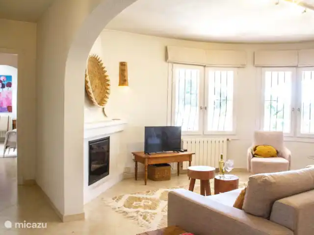 Casa Los Moros huren in Spanje, Costa Blanca, Moraira - villa Op koelere avonden steek je de open haard aan.