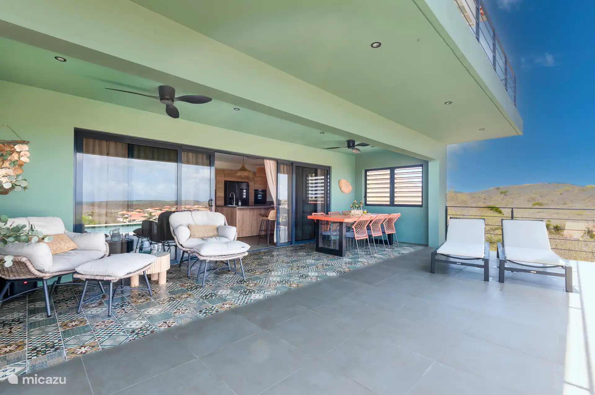 Überblick über die Veranda