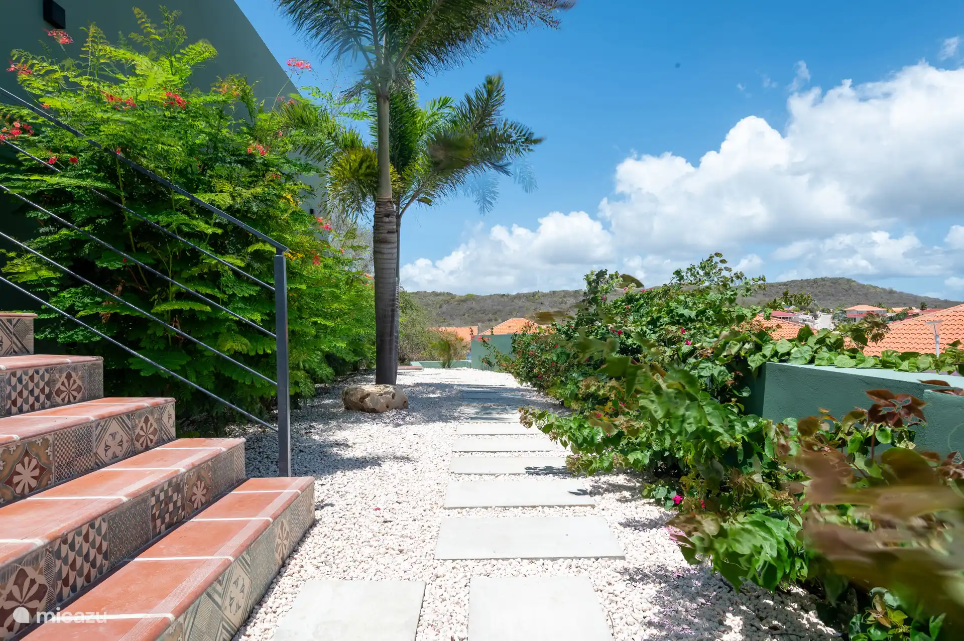 Schöne grüne Landschaftsgärten