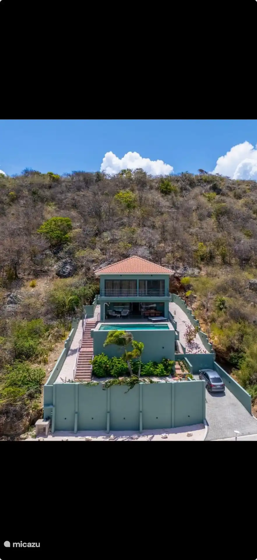 Vooraanzicht Villa Bella Vista