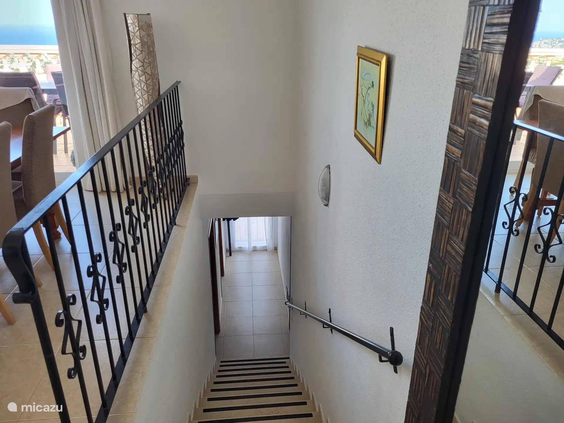 Treppe zum unteren Haus, Poolterrasse 