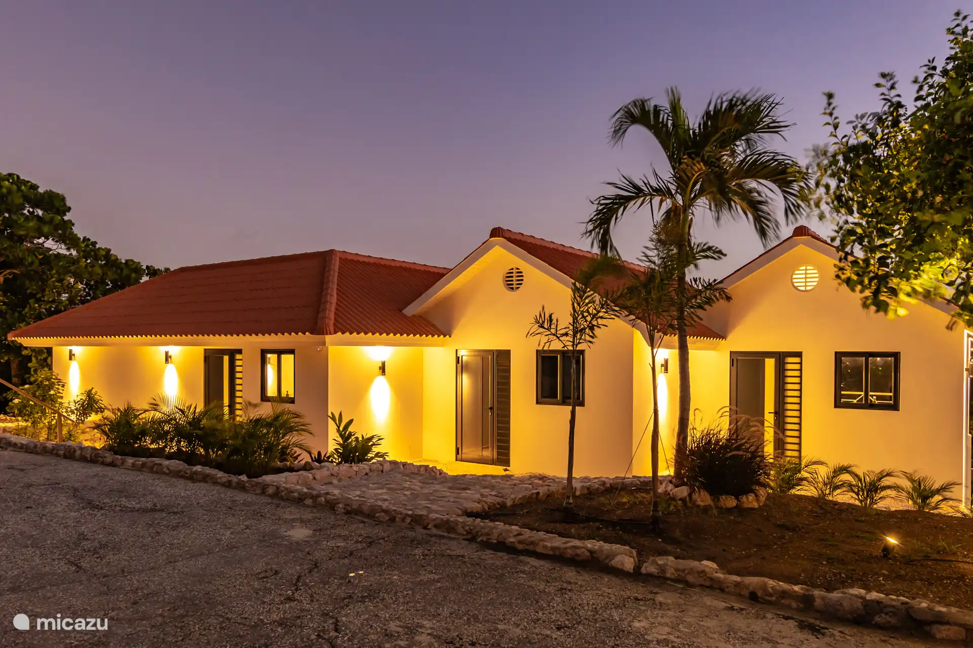 The apartments by night