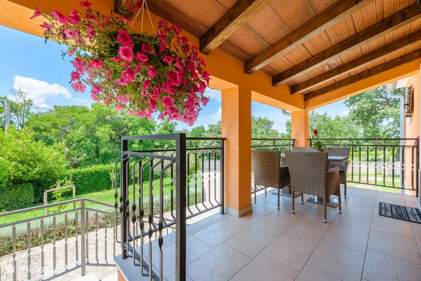 Veranda mit Sitzecke