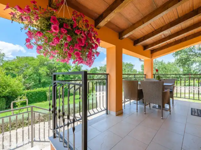 Casa Ana | Croatie, Istrie, Visnjan - maison de vacances Véranda avec coin salon