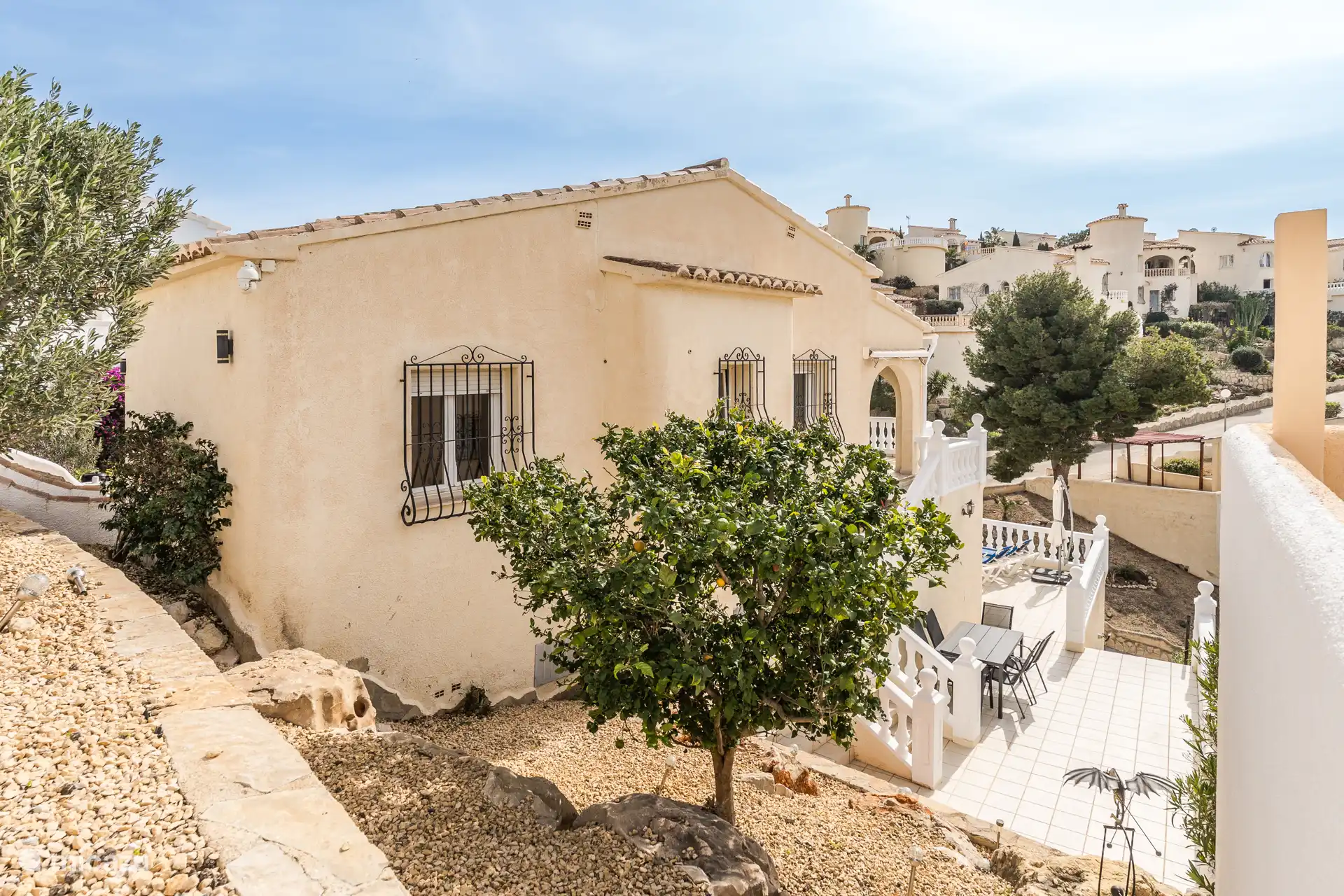 Blick auf den Garten