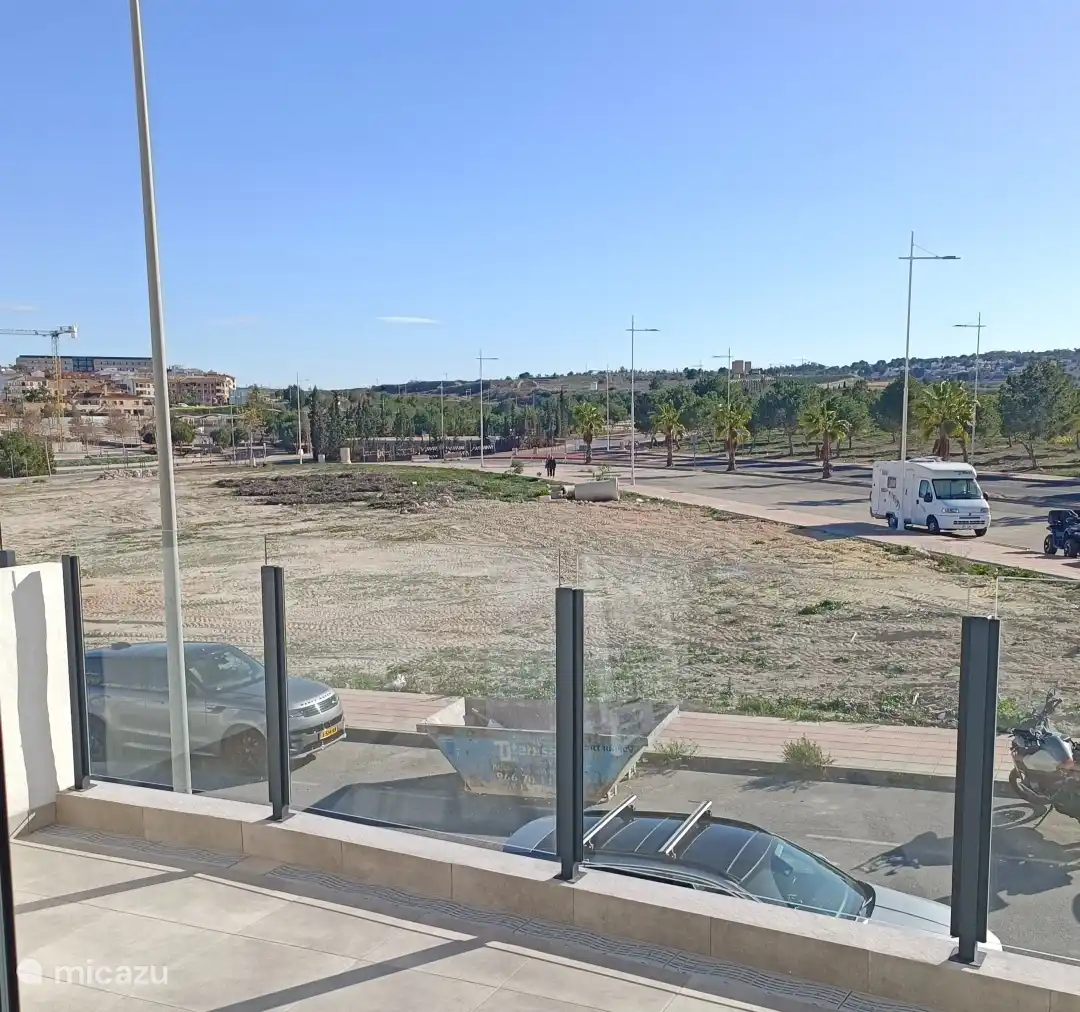 Uitzicht vanaf balkon