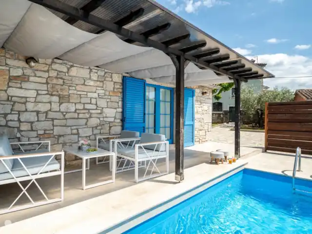 Villa Nadalina huren in Kroatië, Istrië, Visnjan - villa veranda