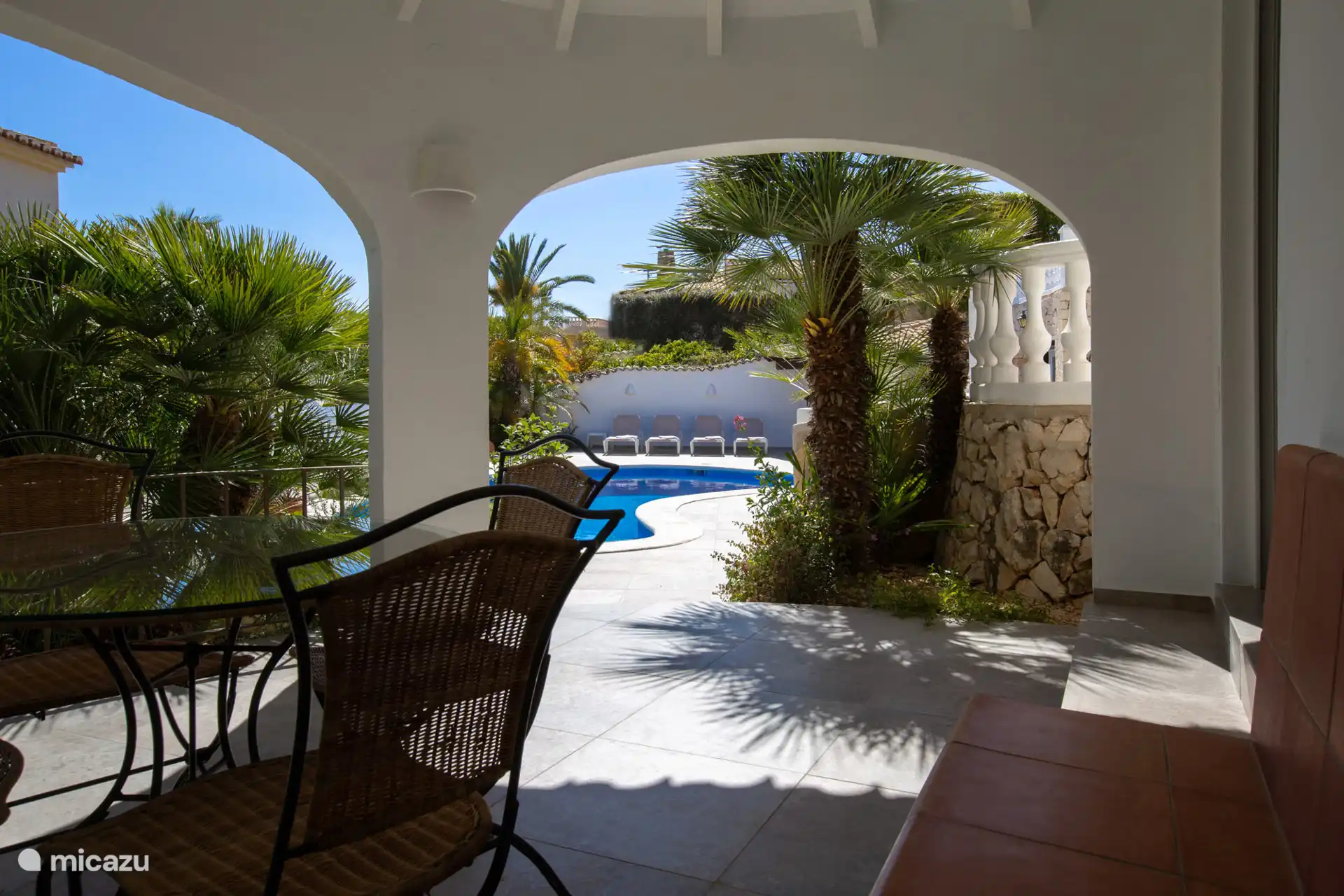 Villa Buenavista Terrasse des Nebengebäudes