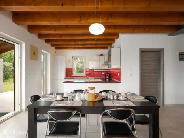 Villa Maslina | Croatie, Istrie, Porec - villa Table à manger + cuisine