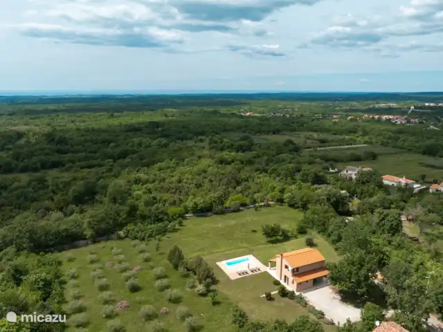 Villa Maslina | Croatie, Istrie, Porec - villa La villa vue du ciel