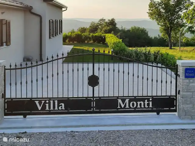 Location de Vacances Croatie, Istrie, Pazin, villa - Villa Monti entrée