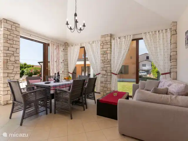 Maison Herceg | Croatie, Istrie, Umag - maison de vacances cuisine extérieure