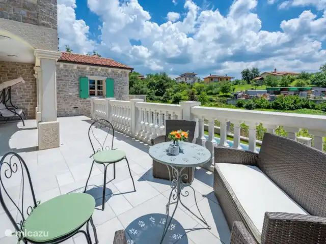 Villa Valffiorita huren in Kroatië, Istrië, Pazin - villa terras