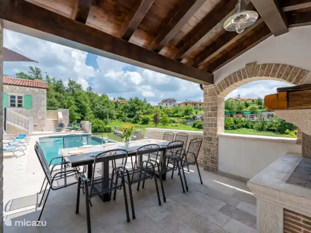 Villa Valffiorita huren in Kroatië, Istrië, Pazin - villa veranda