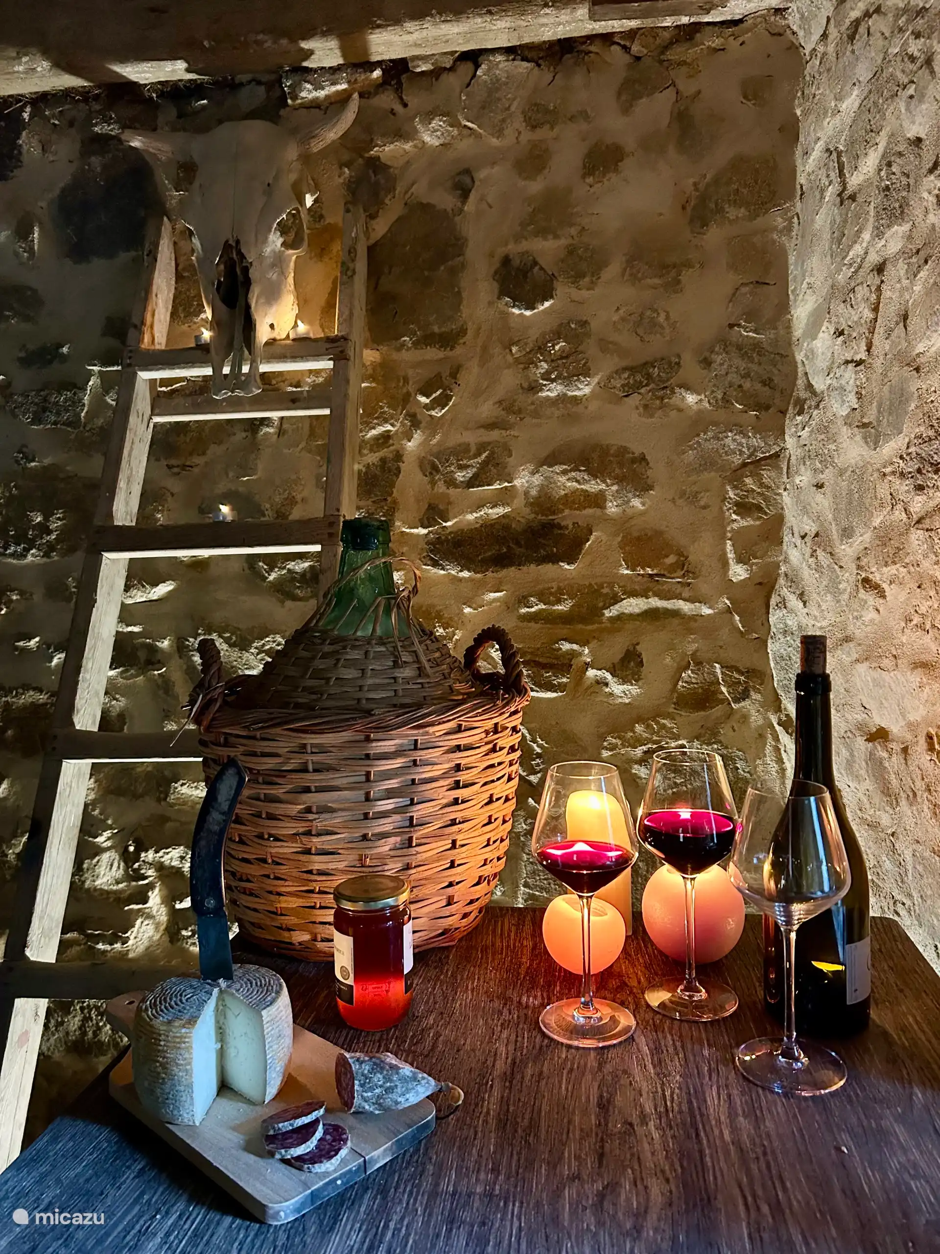 Old cellar fitted out for relaxation and games, opening onto the garden, 