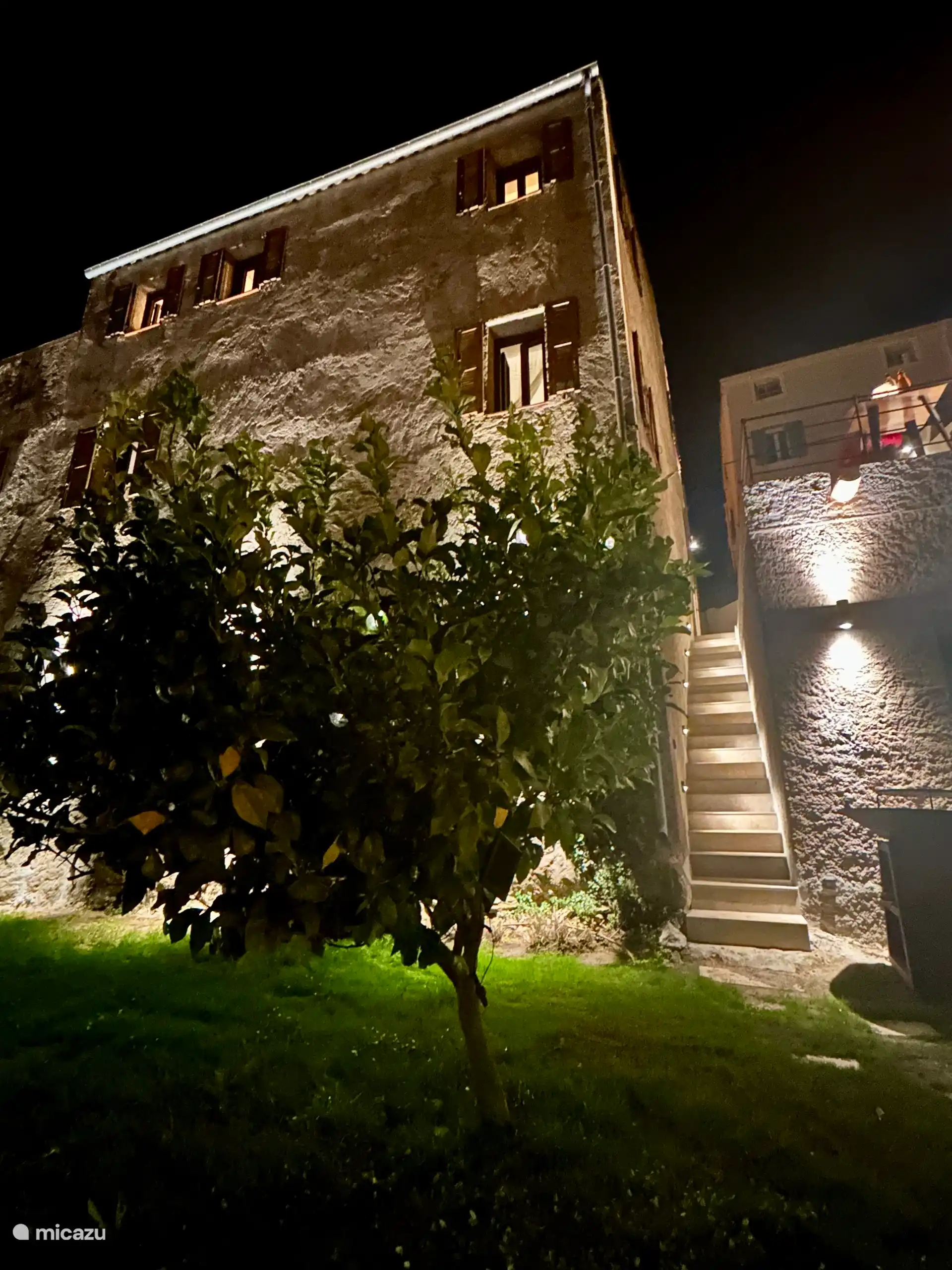 View of the house from the garden