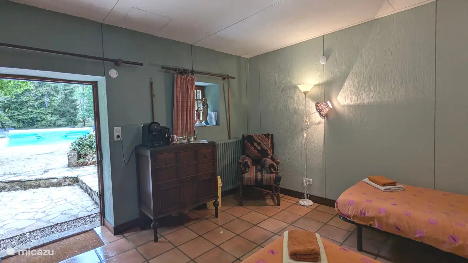 Pool view from the room