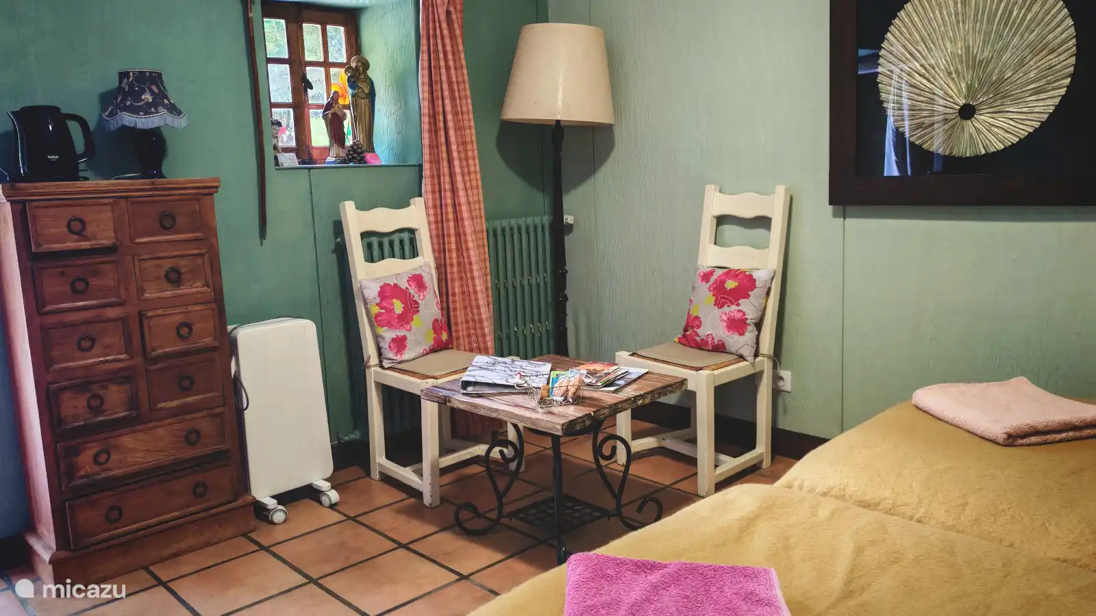 Zitje in Chambre Le Pèlerin