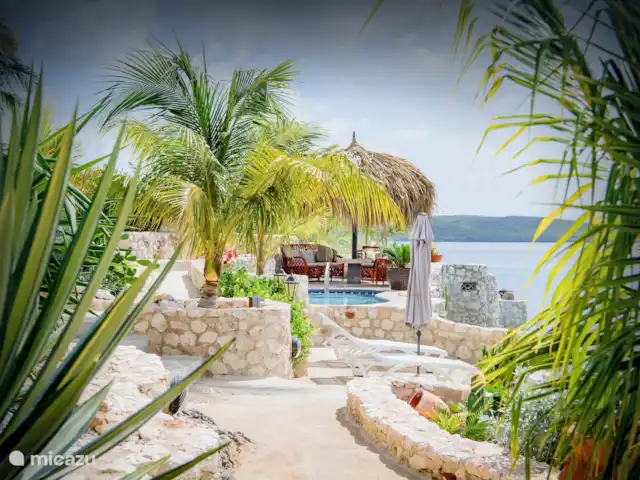 Location de Vacances Curaçao, Banda Abou (ouest), Lagun, appartement - Appartement vue sur l’océan 18 Lagun Blou Resort Jacuzzi avec vue sur la mer des Caraïbes