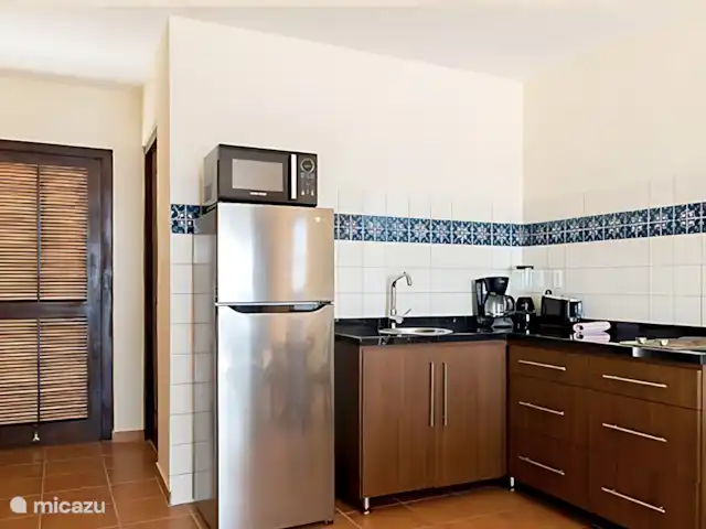 Location de Vacances Curaçao, Banda Abou (ouest), Lagun, appartement - Appartement vue sur l’océan 18 Lagun Blou Resort Cuisinette