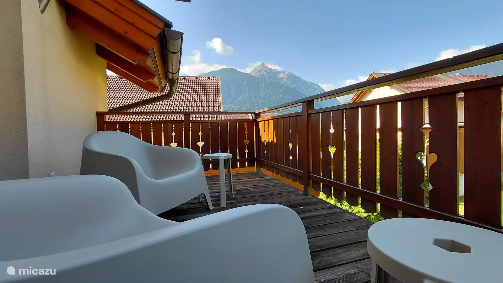 Vue sur le Polinik depuis le balcon