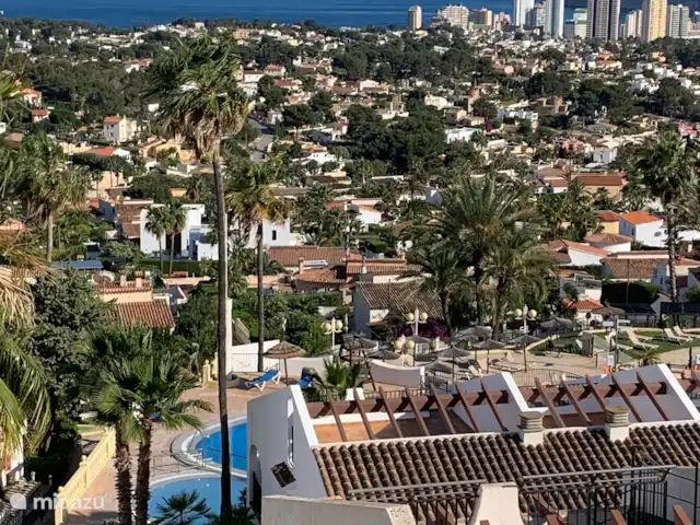 Casa Sunny Calpe huren in Spanje, Costa Blanca, Calpe - bungalow Uitzicht op zee, de zwembaden en het dal van Calpe