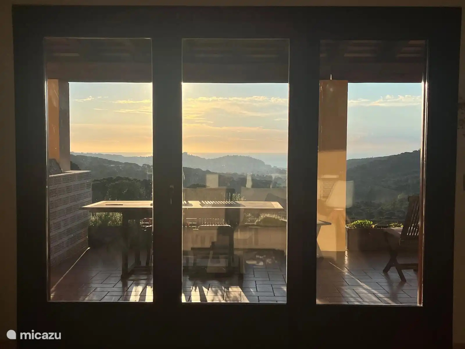 Blick aus dem Wohnzimmer