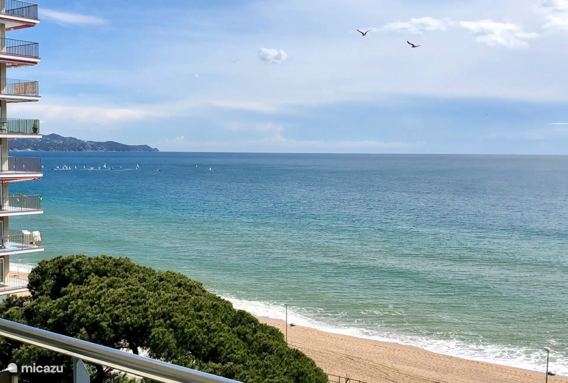 Seaview from the balcony.