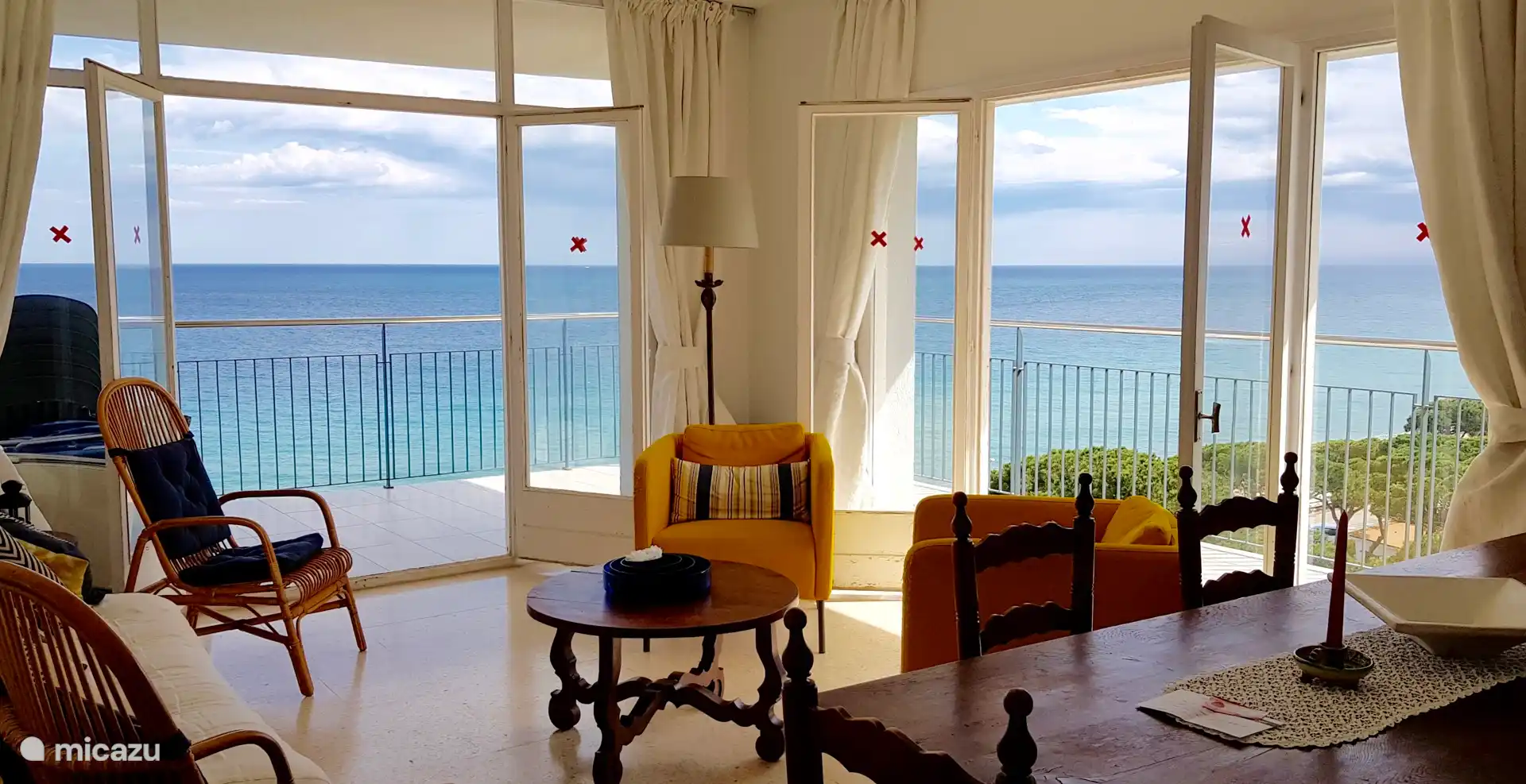 First Line Seaview Apartment in Spain, Costa Brava, Blanes - apartment
