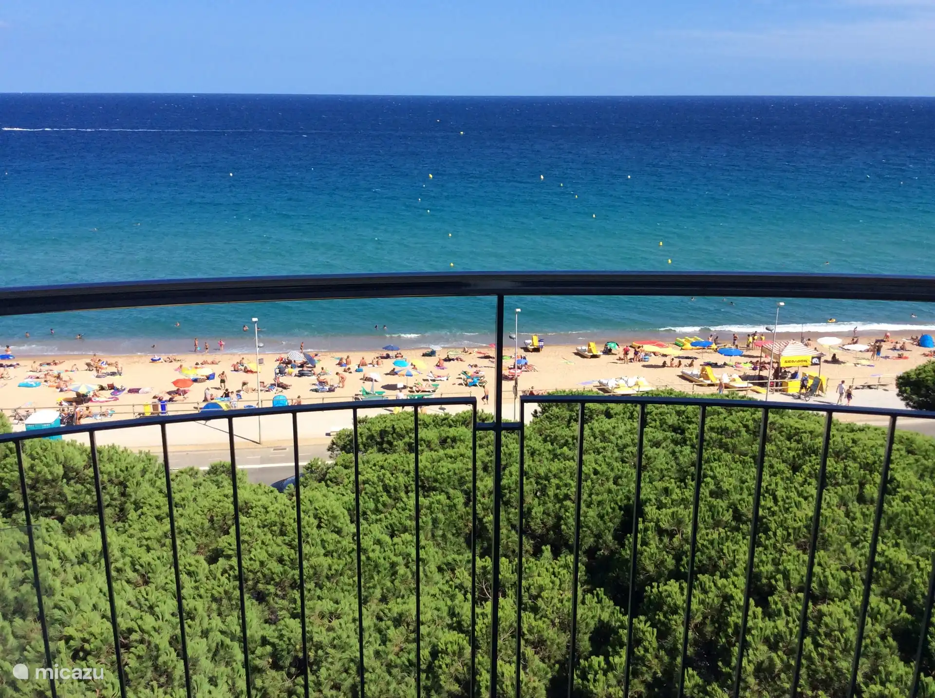 First line beach view.