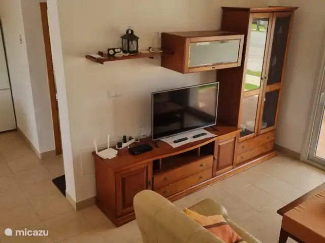 Chalet con piscina en la calle en España, Costa Cálida, Torre Pacheco - villa Sala de estar con TV por cable e internet WIFI
