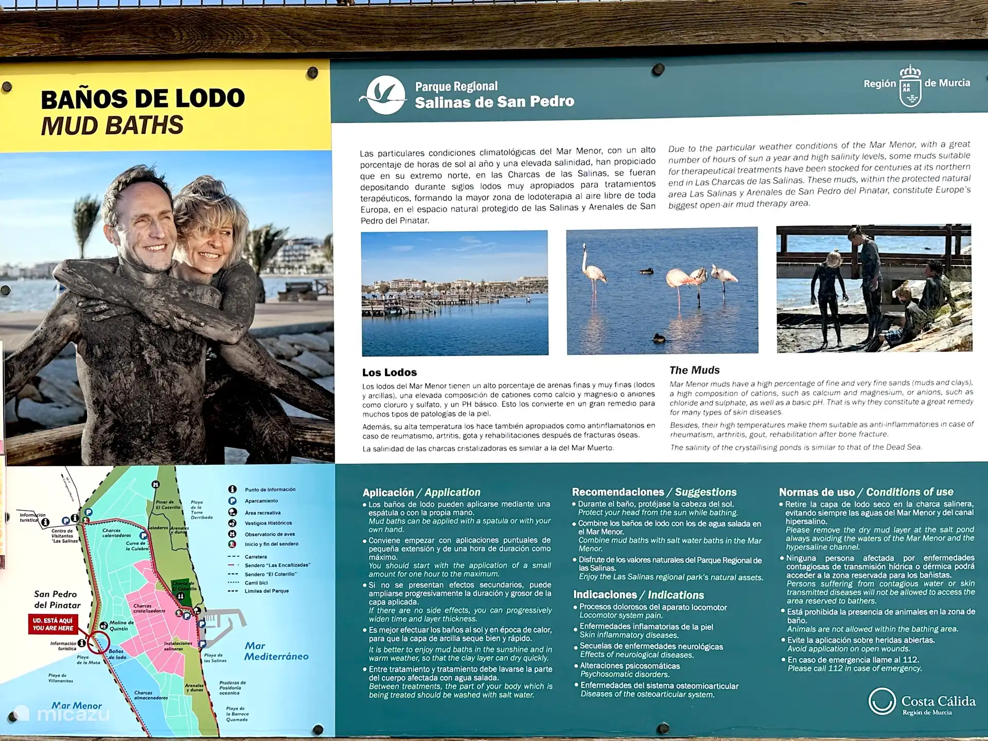 Mud baths in San Pedro de Pinatar