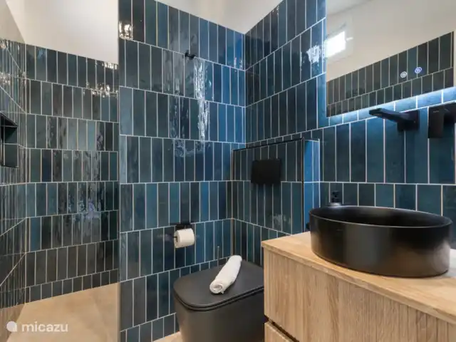Luxe groot huis, Guadalmar Malaga huren in Spanje, Costa del Sol, Málaga - villa Badkamer 2e verdieping, behorende bij slaapkamer family 2e verdieping