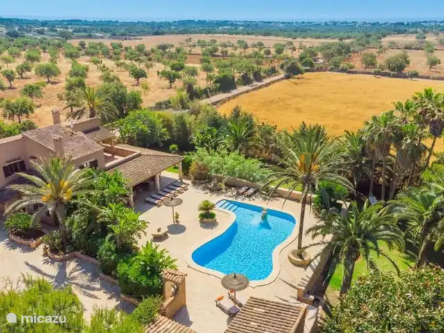 Location de Vacances Espagne, Majorque, Cala d'Or, villa - Villa Jardi Beau jardin