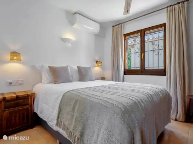 Location de Vacances Espagne, Costa Blanca, Moraira-Teulada, villa - Villa Sol y Más Moraira Chambre 3 avec climatisation.