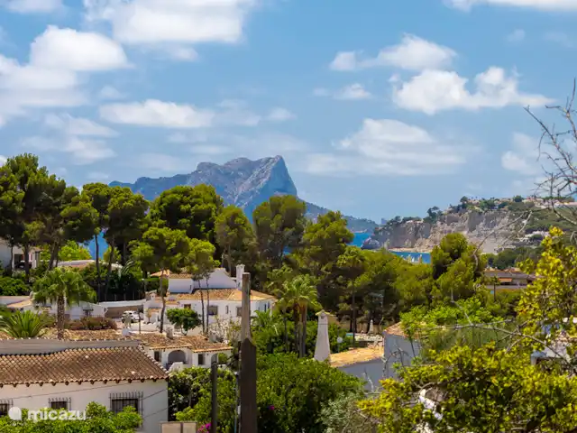 Location de Vacances Espagne, Costa Blanca, Moraira-Teulada, villa - Villa Sol y Más Moraira Vue depuis le toit-terrasse.