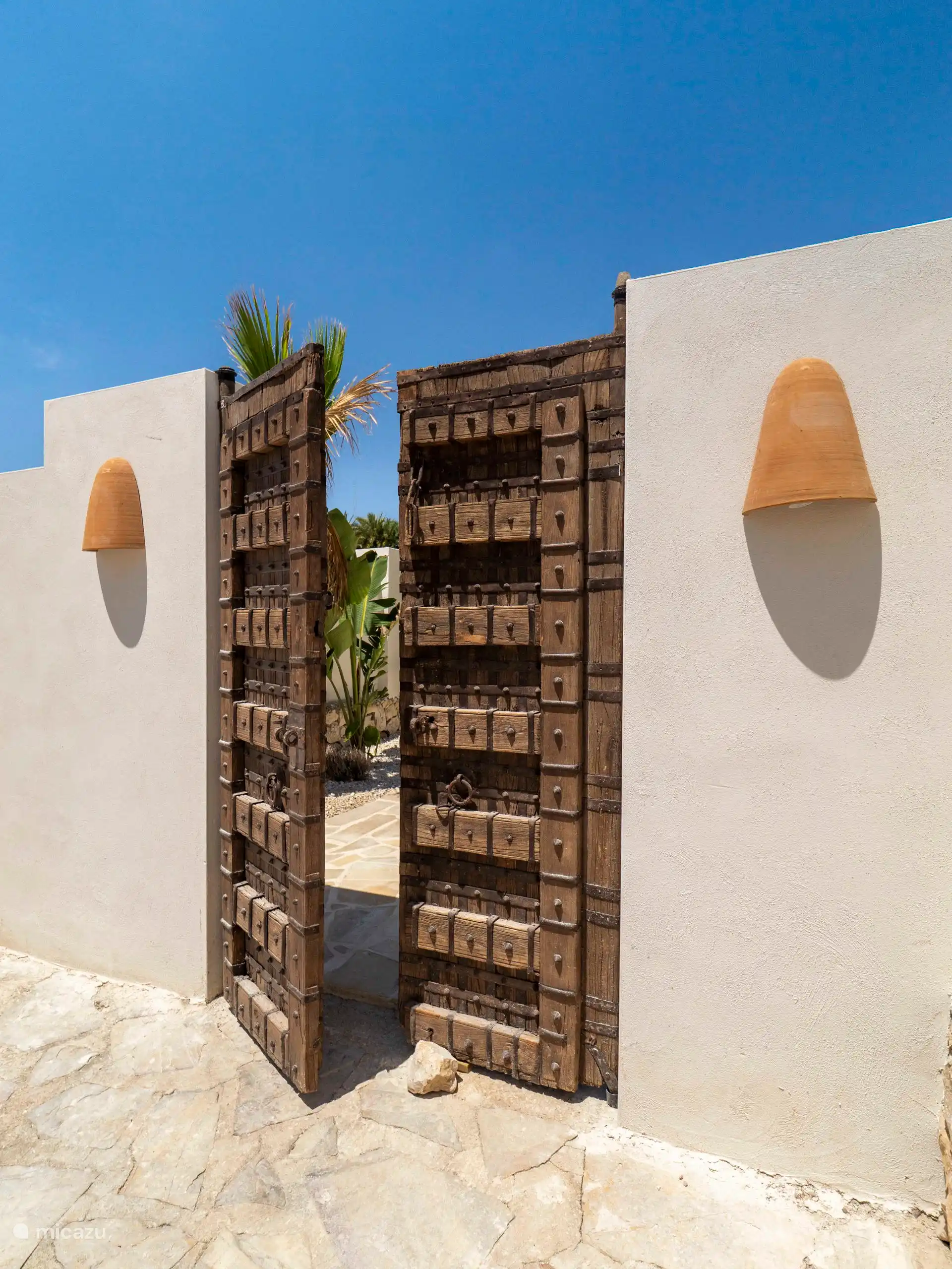 As soon as you pass through the entrance gate, you step into your own holiday paradise.