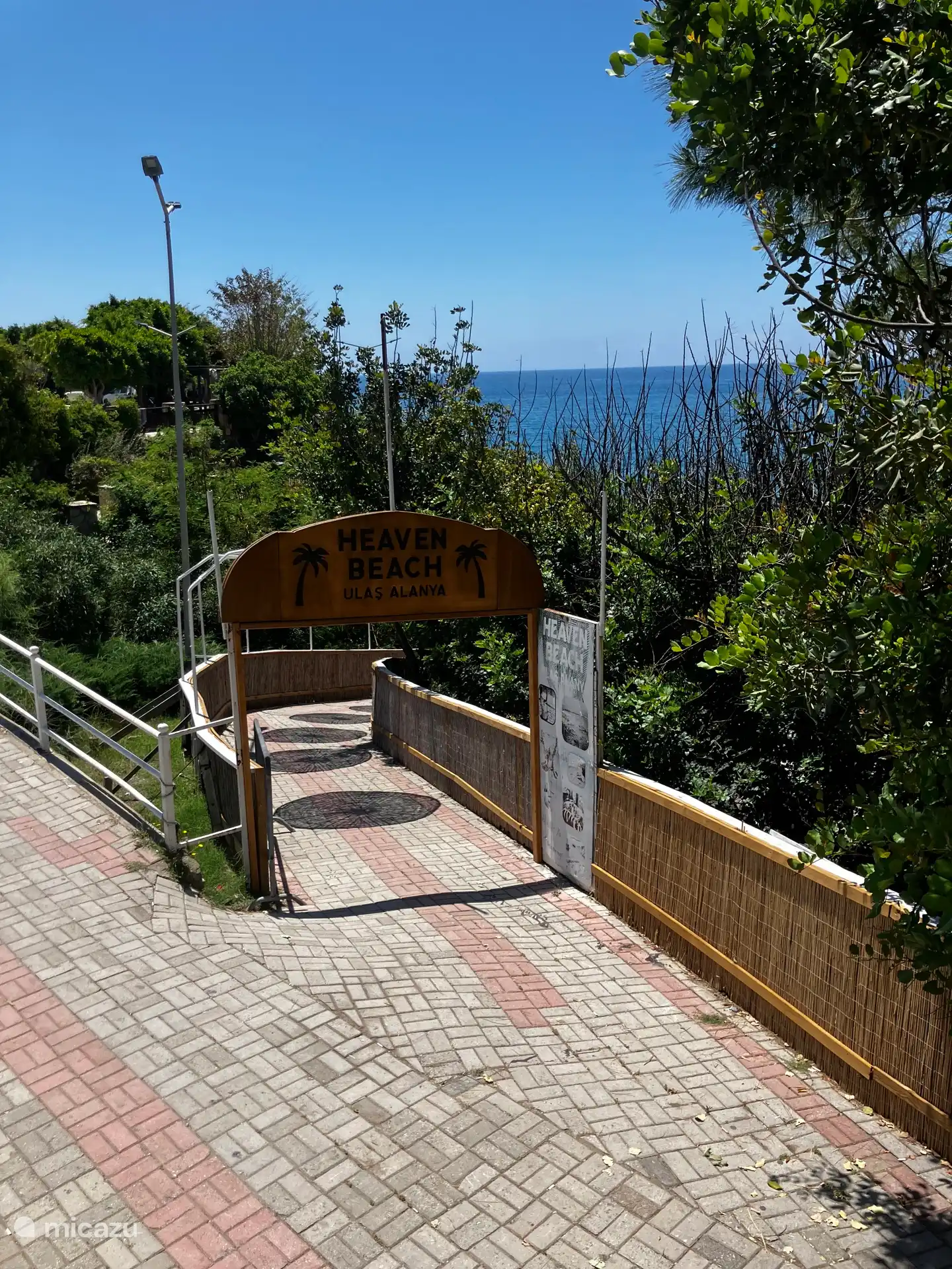 Halfway is this small beach, where you can also see many of the locals BBQ.  