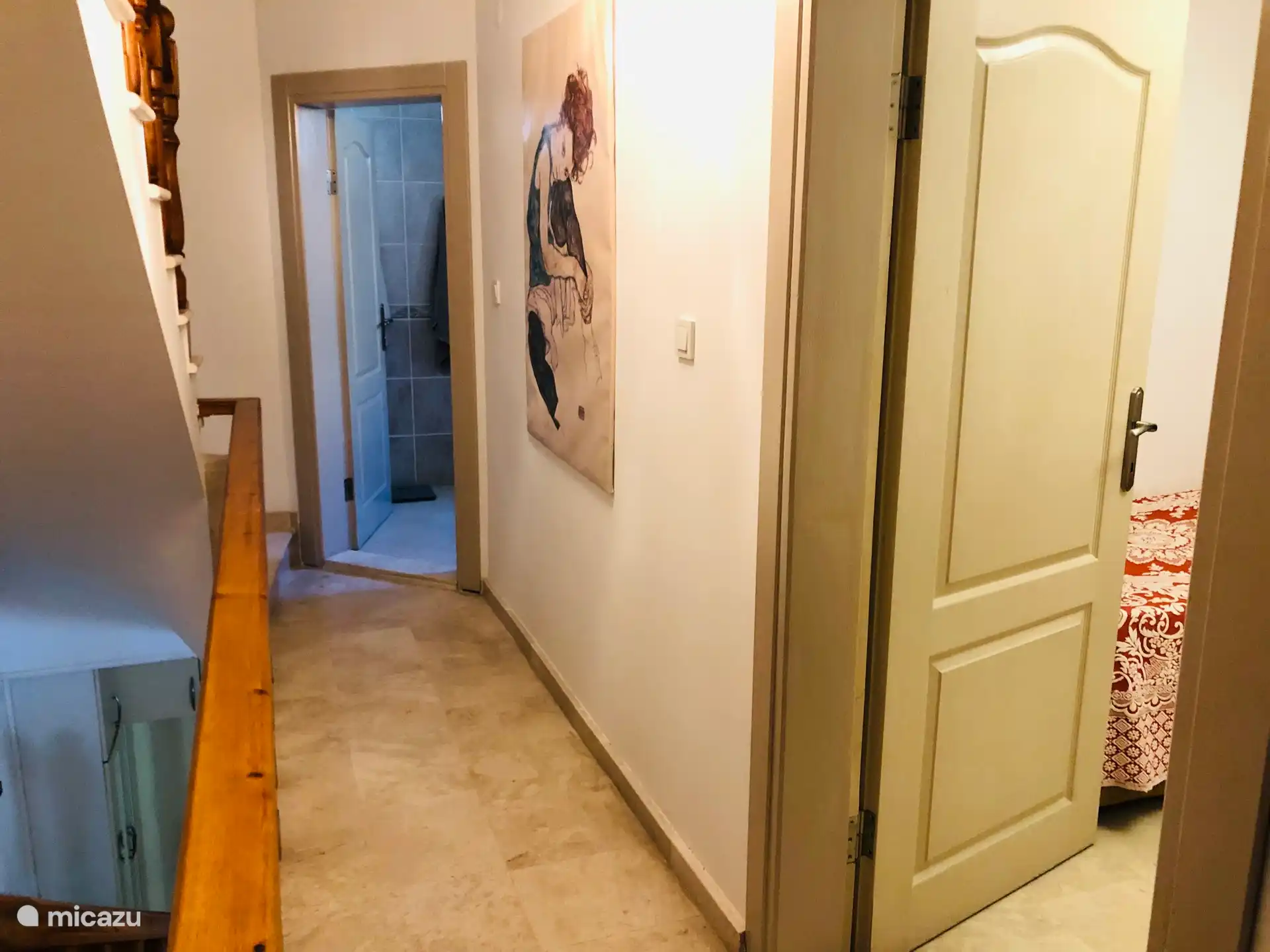 Der Flur im ersten Stock.