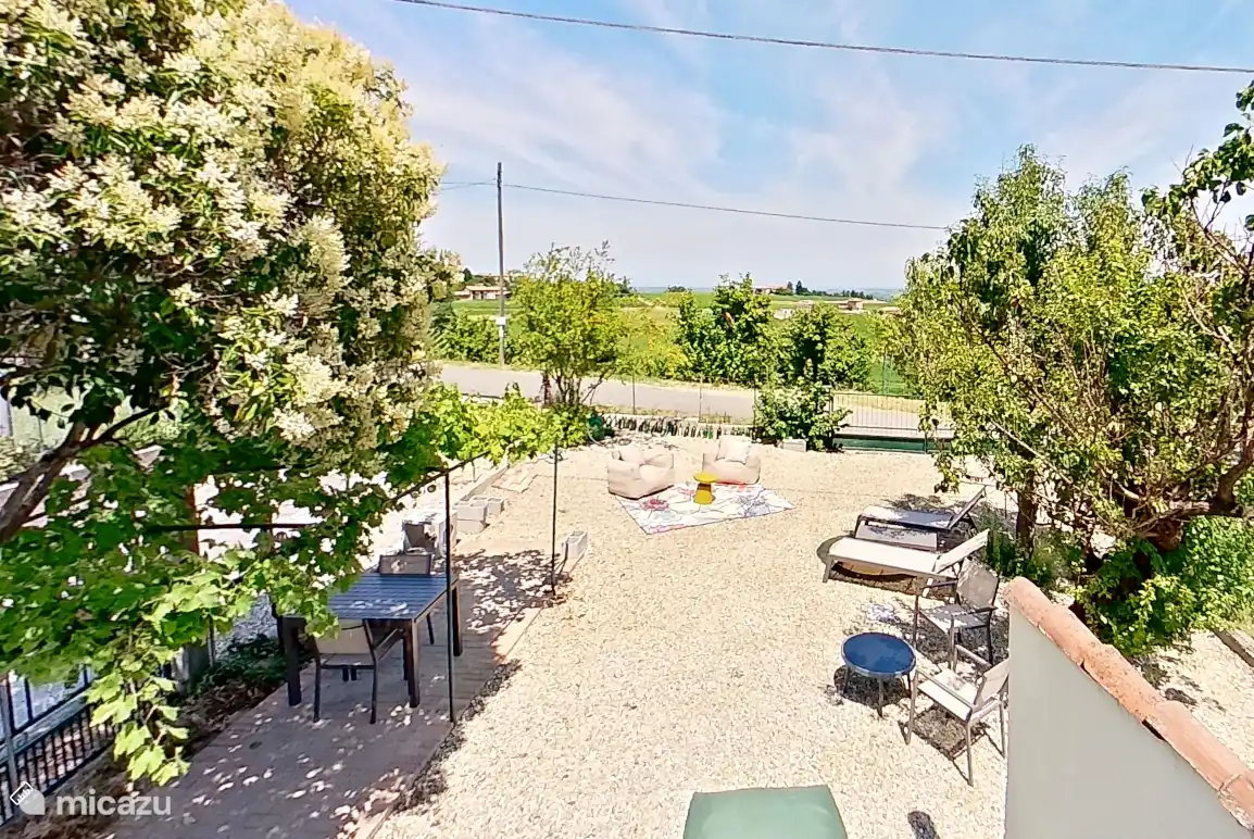 Ihr eigener privater Garten in der Villa Uve