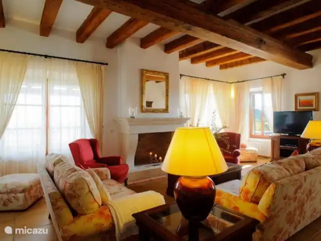 Villa Penya Redona huren in Spanje, Mallorca, Cala d`Or - villa woonkamer