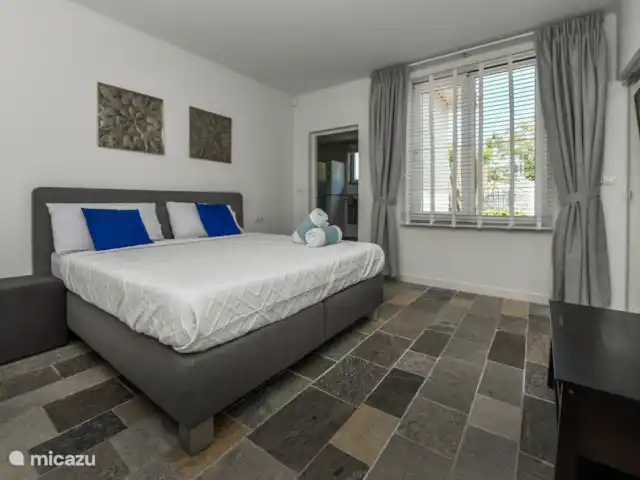 Vista al mar, Jacuzzi, Cerca de la playa en Aruba, Norte, Westpunt - villa Dormitorio 4 con baño