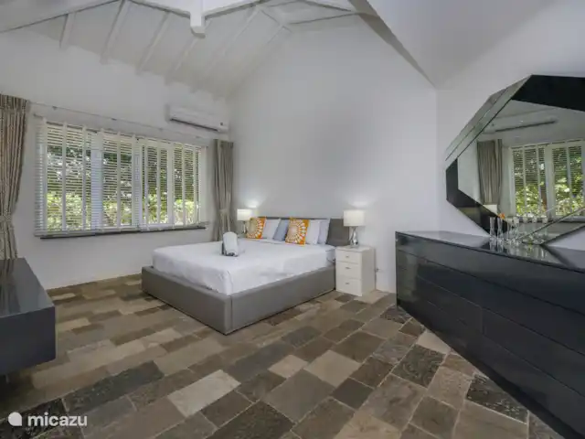 Vista al mar, Jacuzzi, Cerca de la playa en Aruba, Norte, Westpunt - villa Dormitorio principal