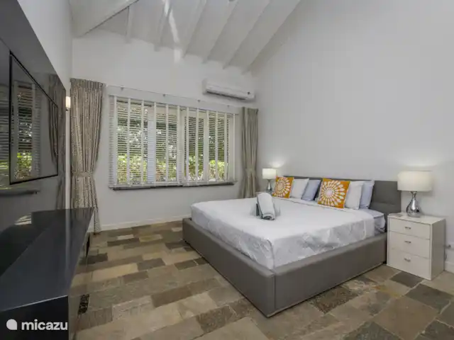 Vista al mar, Jacuzzi, Cerca de la playa en Aruba, Norte, Westpunt - villa Dormitorio principal