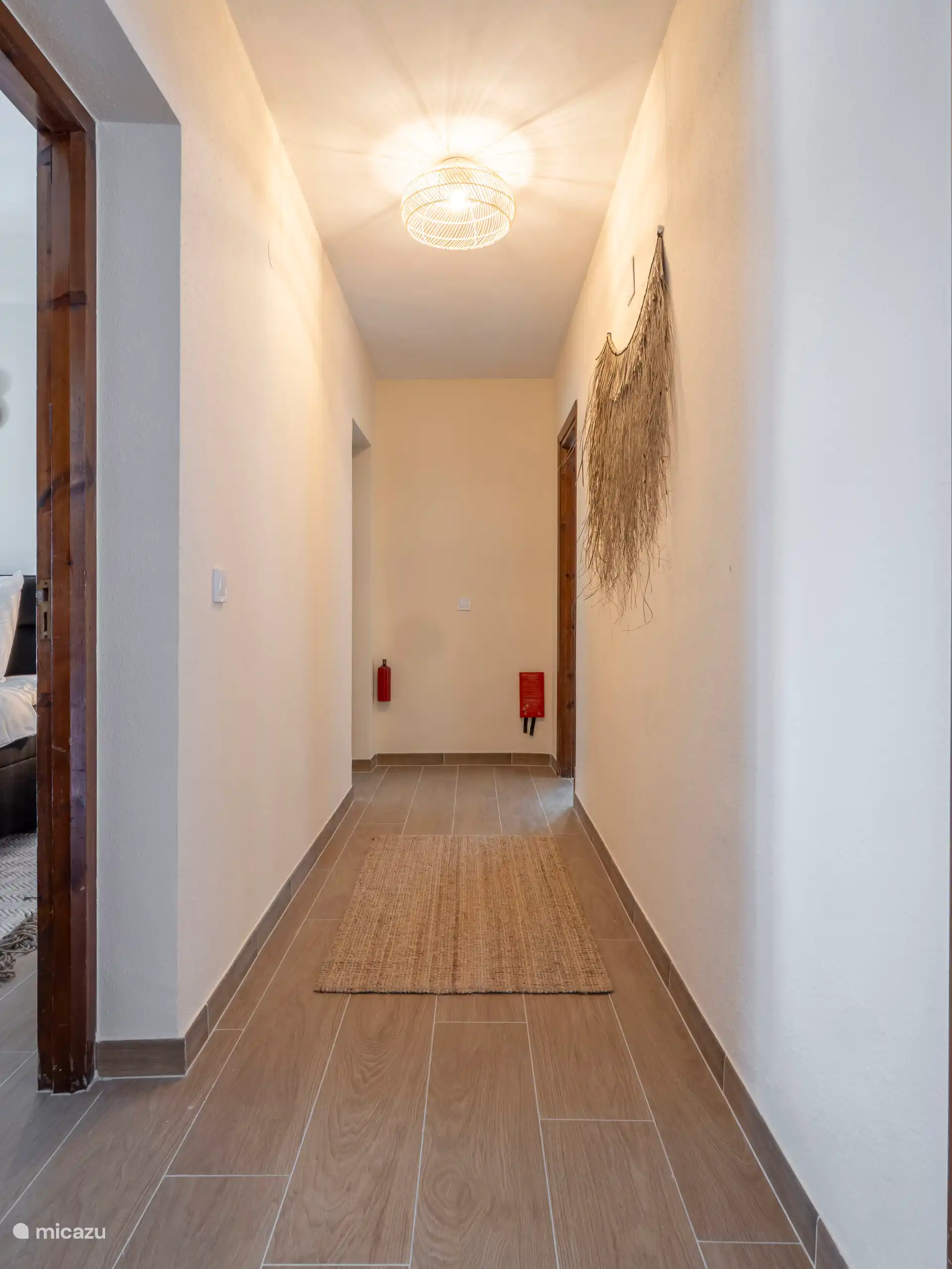 Flur in den Schlafzimmern