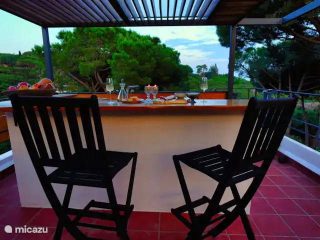Location de Vacances Espagne, Barcelone, Sant Andreu de Llavaneres , penthouse - Loft sur le domaine – Côte de Barcelone Bar