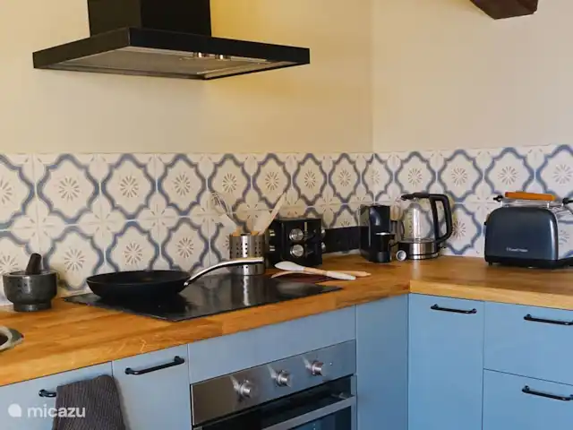 Location de Vacances Espagne, Barcelone, Sant Andreu de Llavaneres , penthouse - Loft sur le domaine – Côte de Barcelone Cuisine avec tout ce dont vous avez besoin